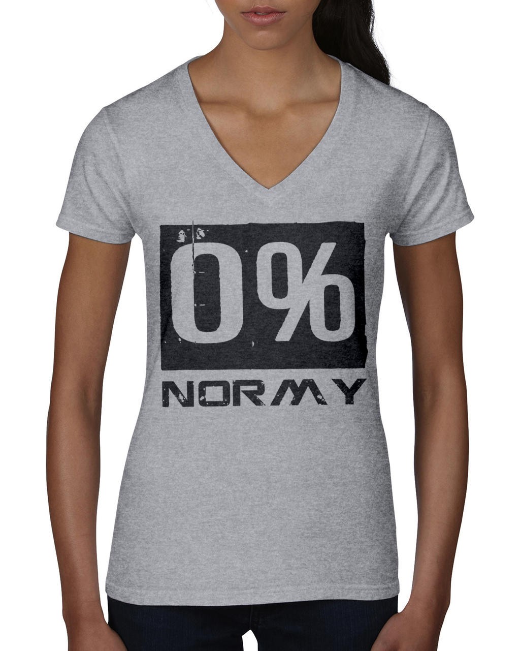 T-Shirt 0% Normy V-Neck Woman