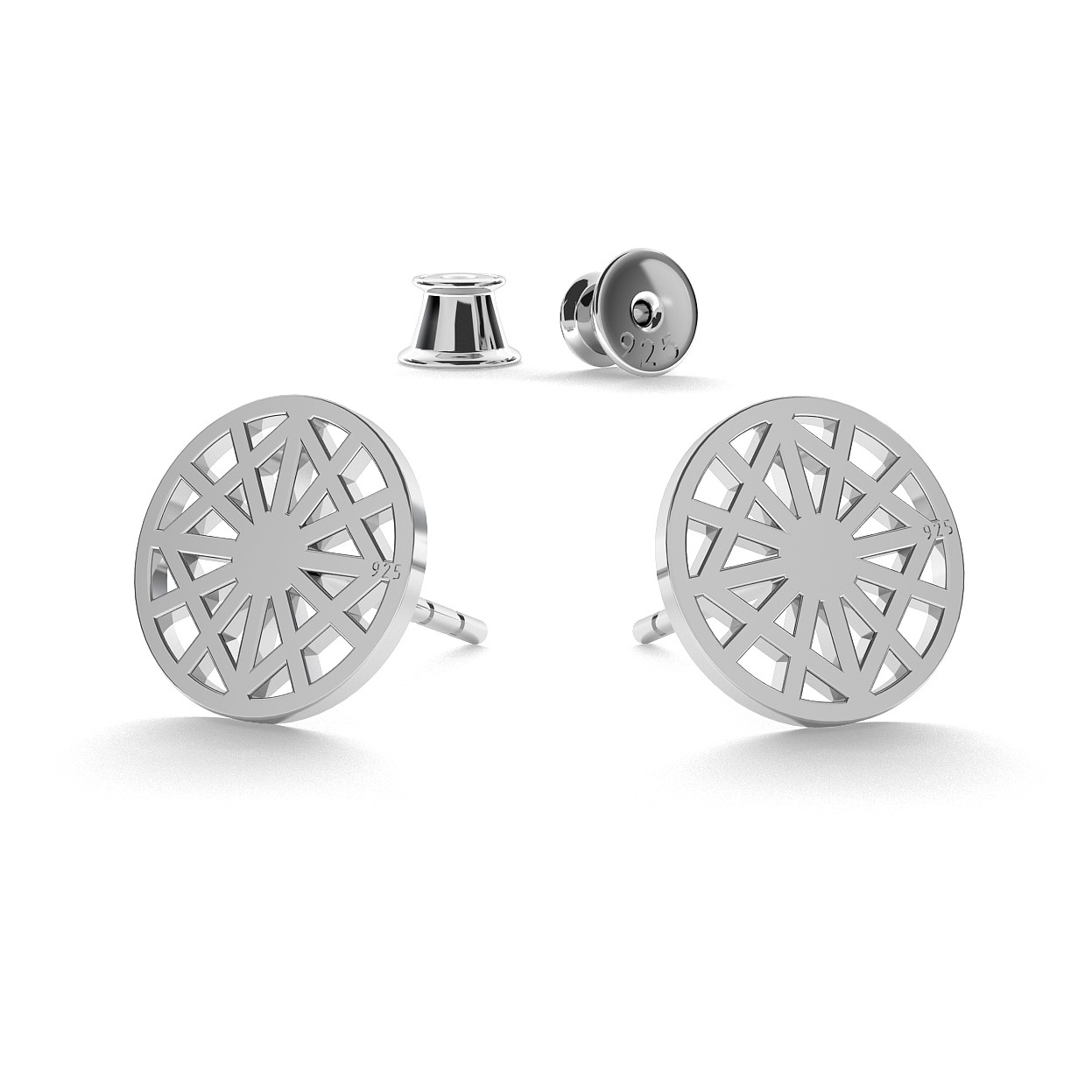 ROUND POST EARRING