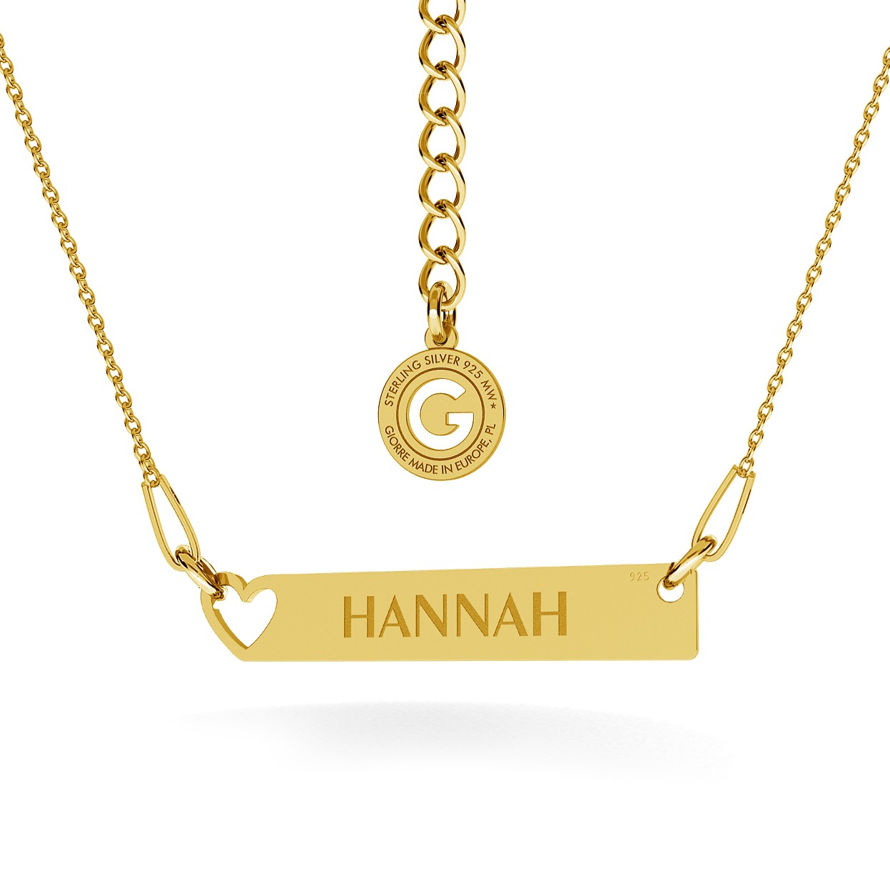 YOUR NAME HEART NECKLACE