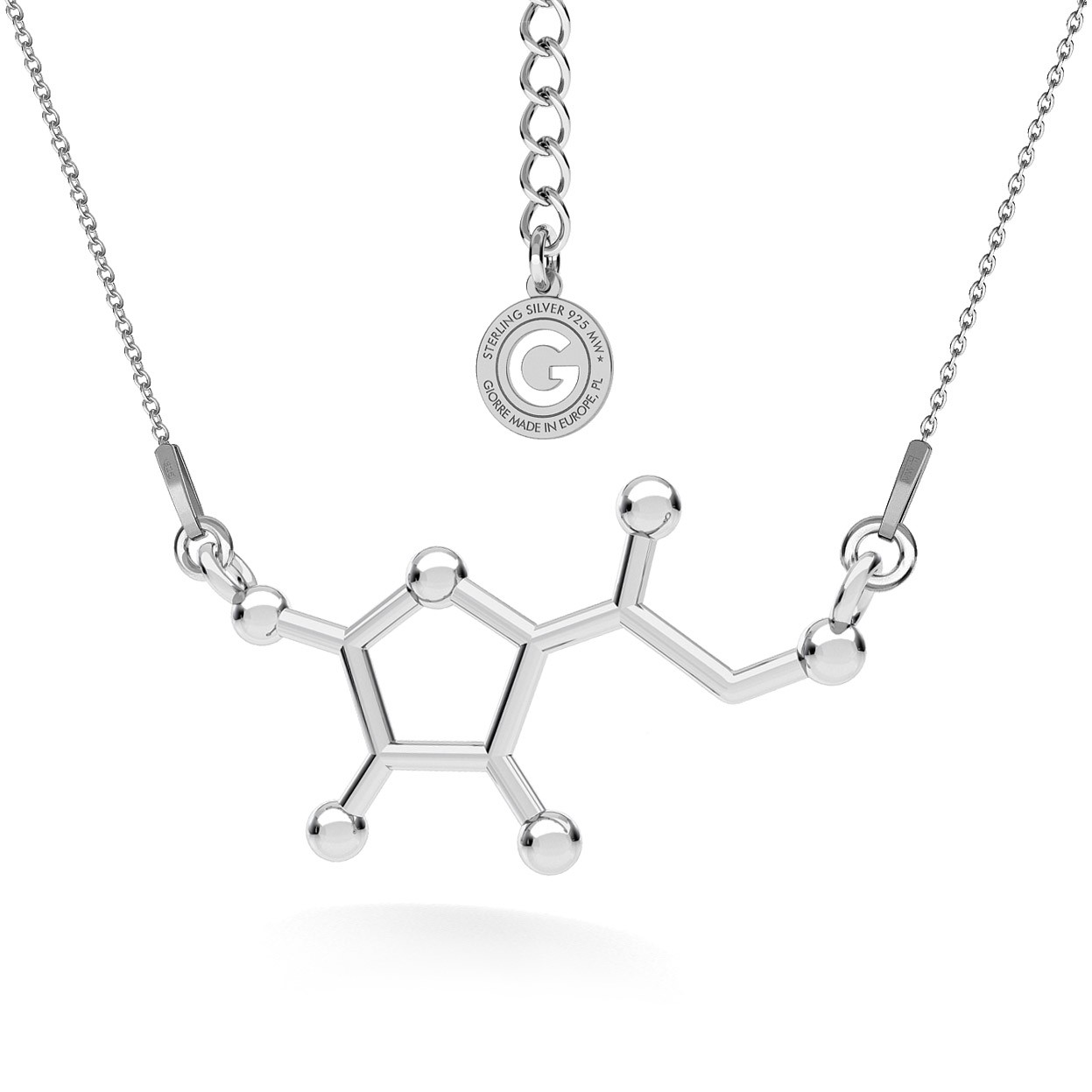 Necklace SEROTONIN chemical formula