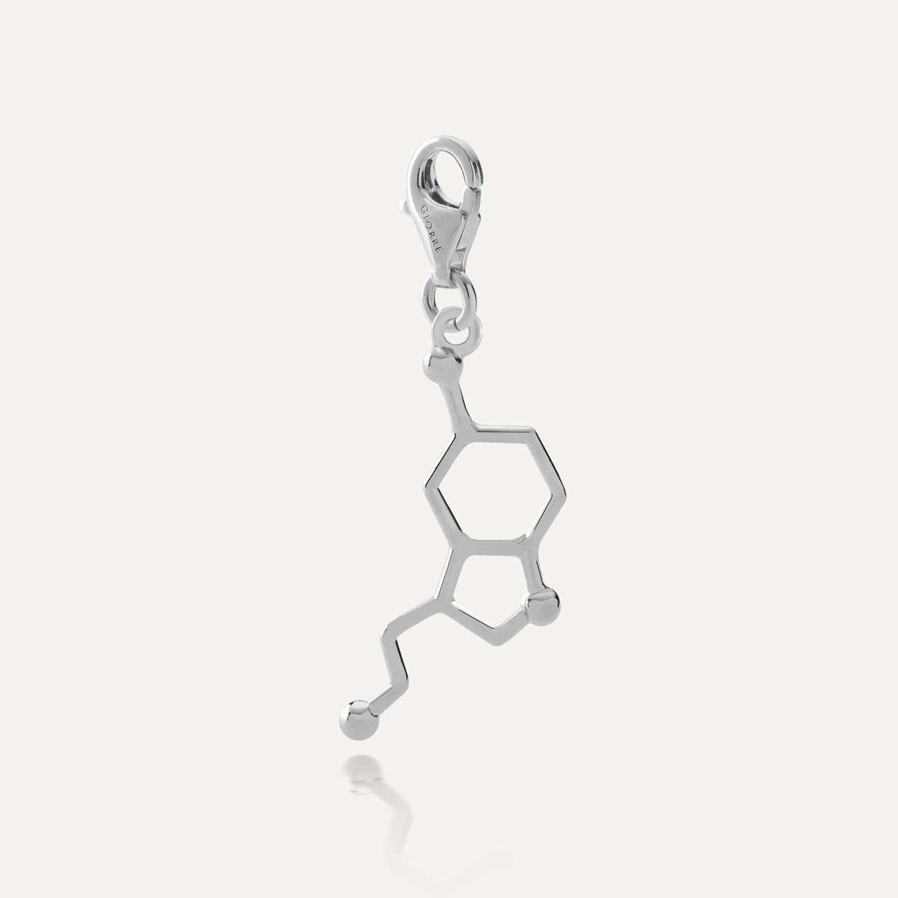 Serotonin charm pendant, 925 silver