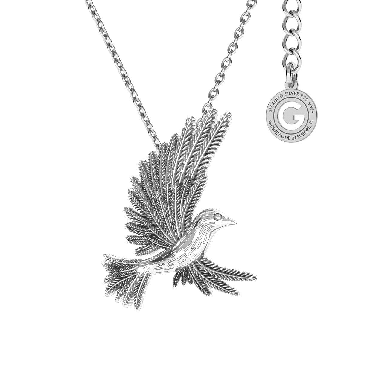 HUMMINGBIRD NECKLACE STERLING SILVER 925