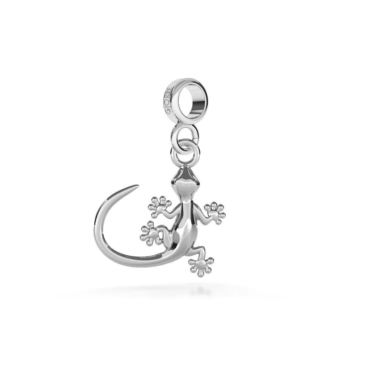 CHARM 21, LIZARD, SILVER 925,  RHODIUM OR GOLD PLATED
