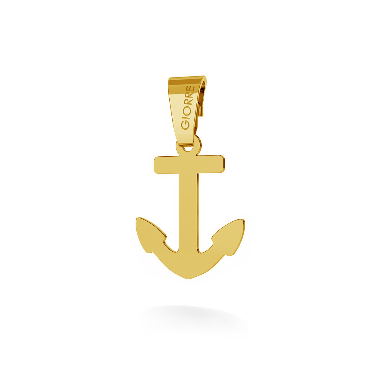 CHARM 64, ANCHOR, SILVER 925, RHODIUM OR GOLD PLATED