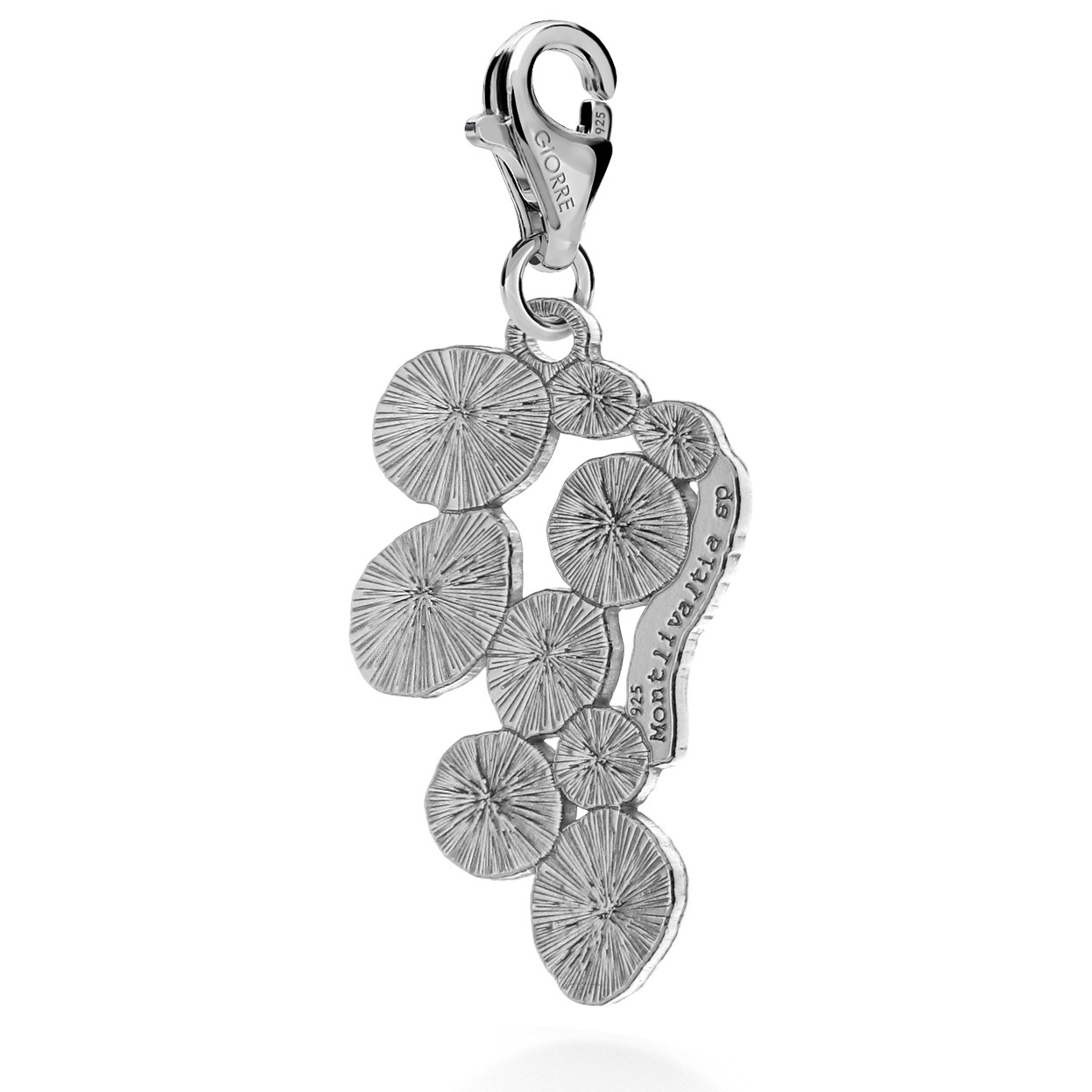CHARMS 10, MONTLIVALTIA SP, STERLING SILVER RHODIUM OR 24K GOLD PLATED