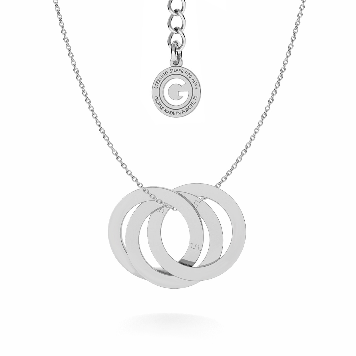 SILVER SISTER NECKLACE, STERLING SILVER 925