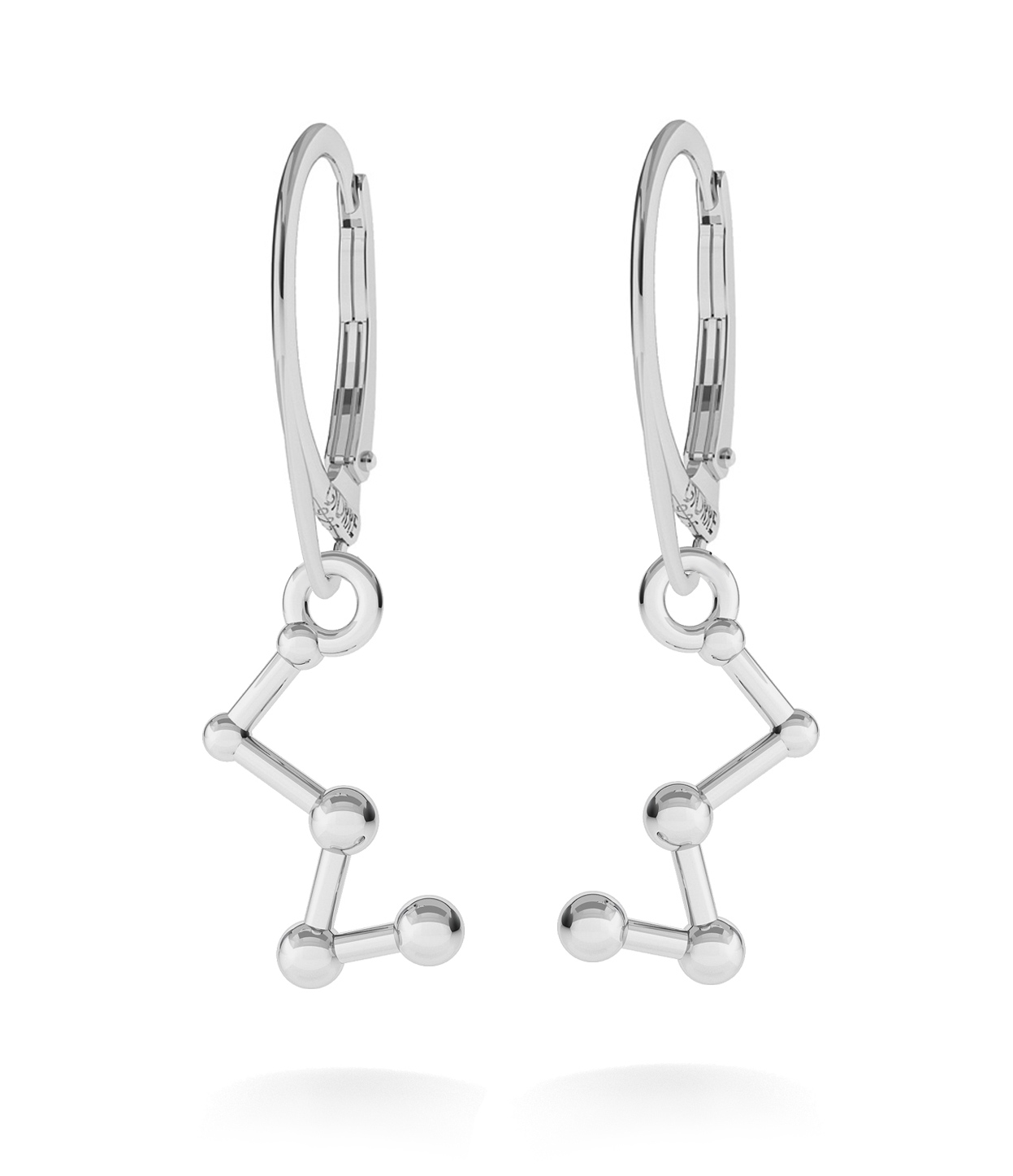 CONSTELLATION CASSIOPEIA EARRINGS SILVER 925