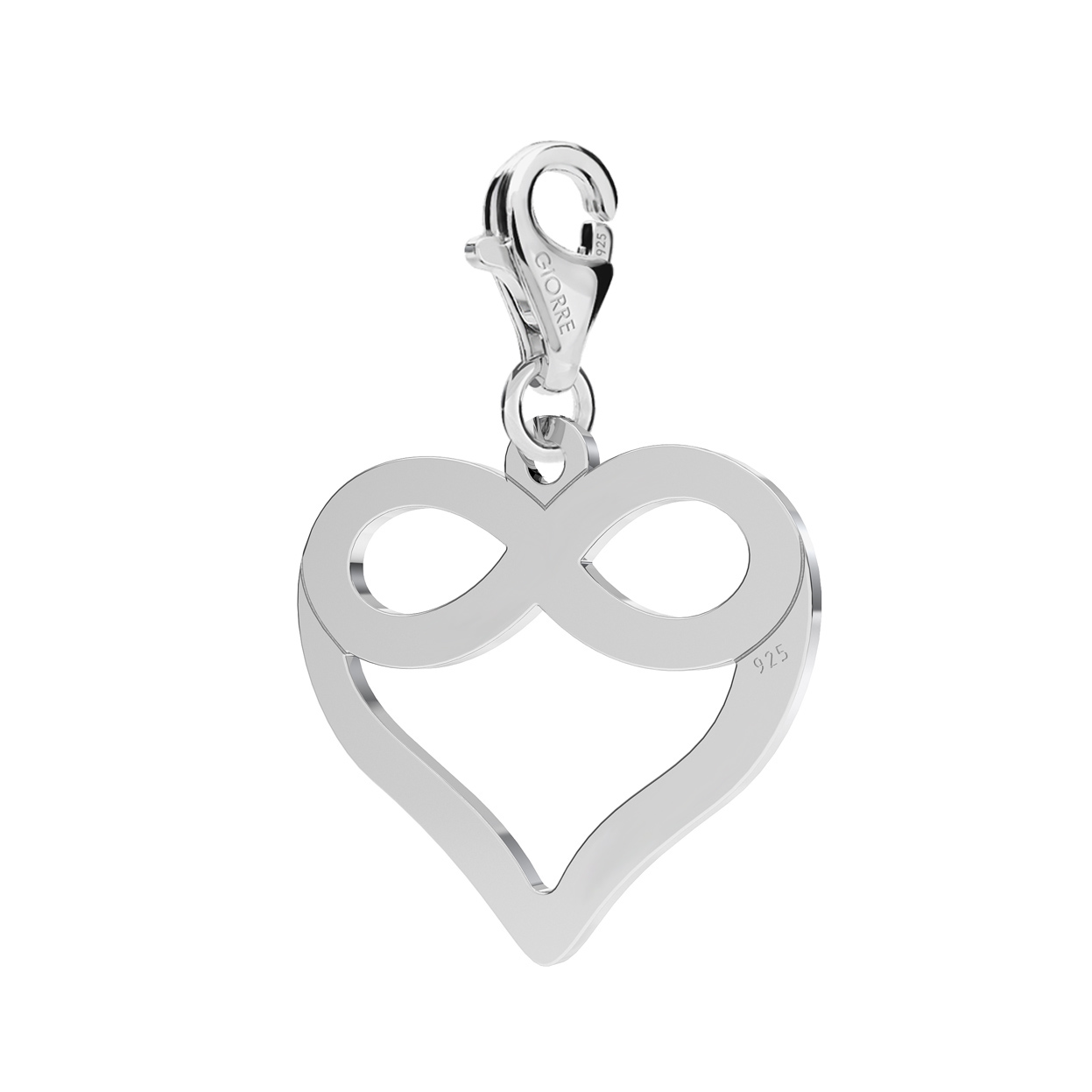 HEART WITH INFINITY SIGN CHARMS 267