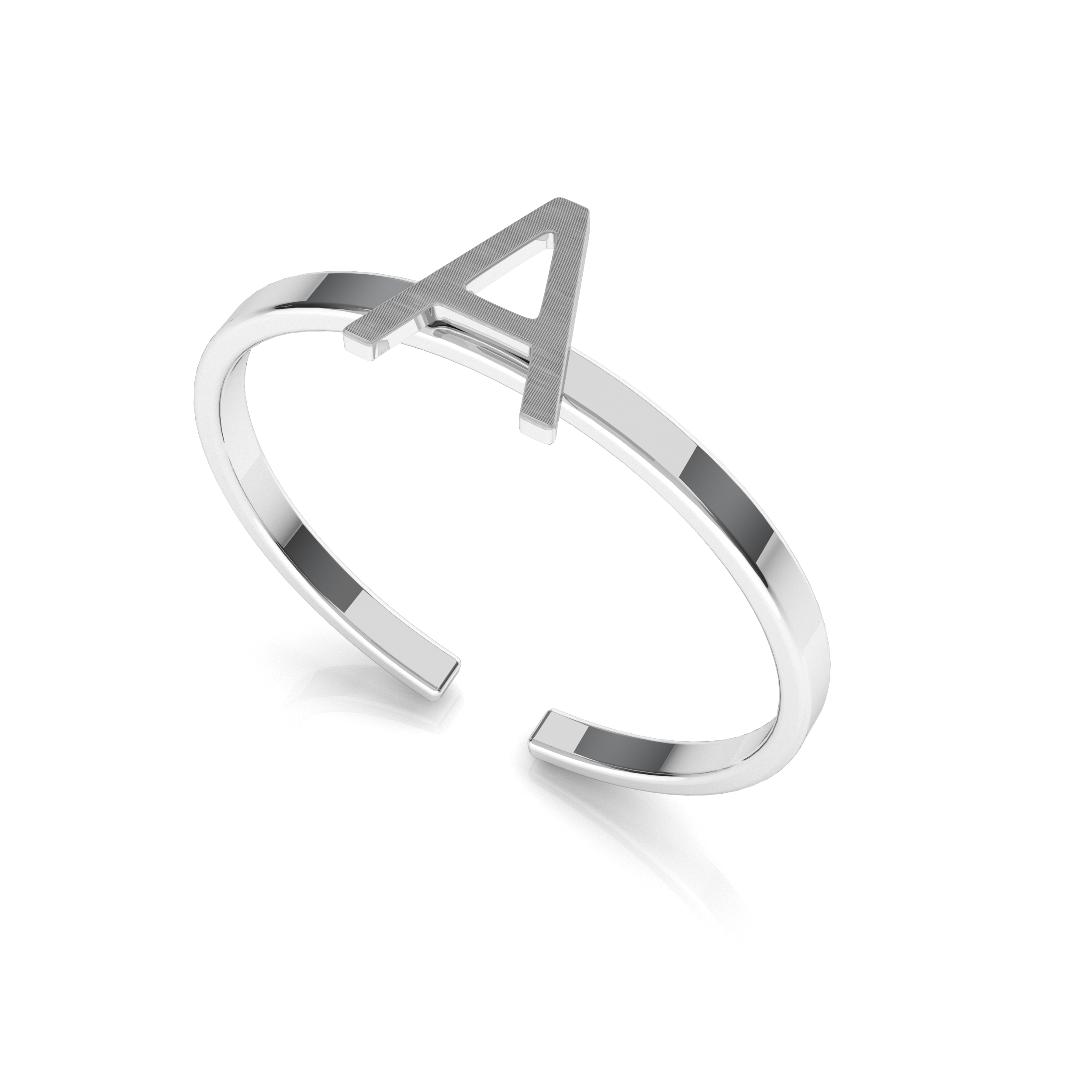 Srebrny pierścionek z literką My RING™ 925