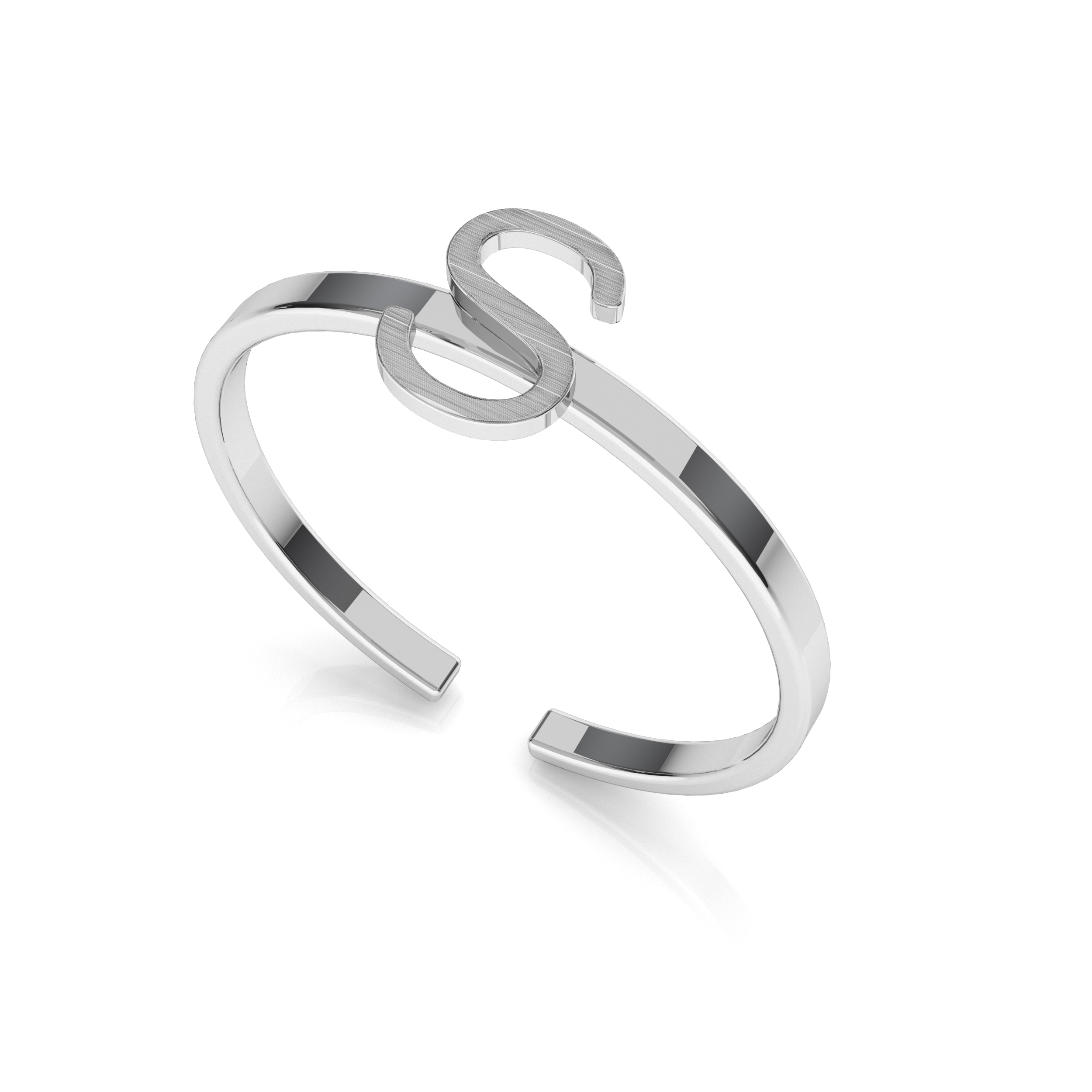 Srebrny pierścionek z literką My RING™ 925