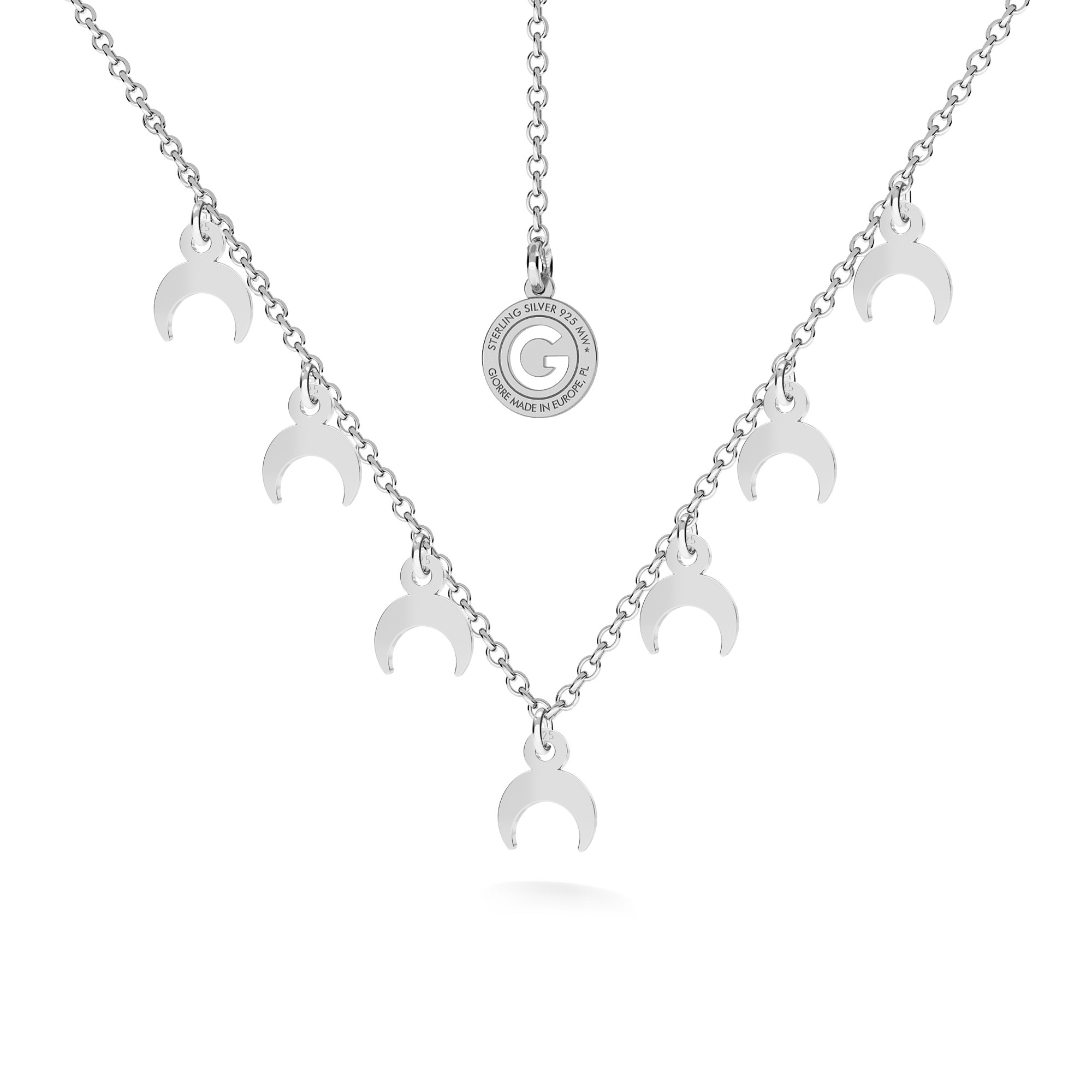 MOON necklace sterling silver 925