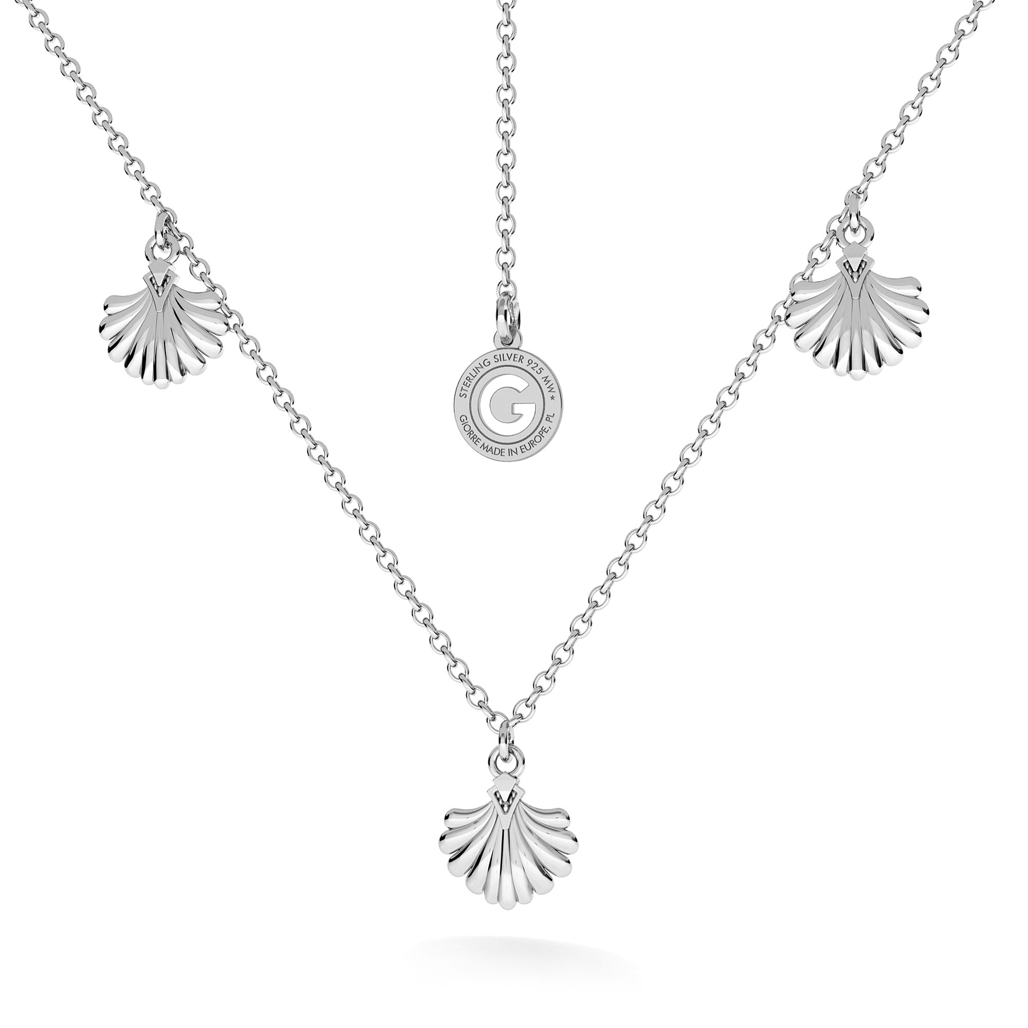 SHELLS necklace sterling silver 925