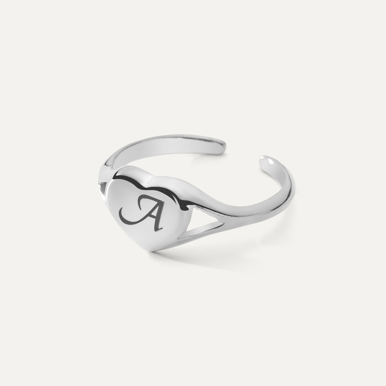 Love ring, sterling silver 925