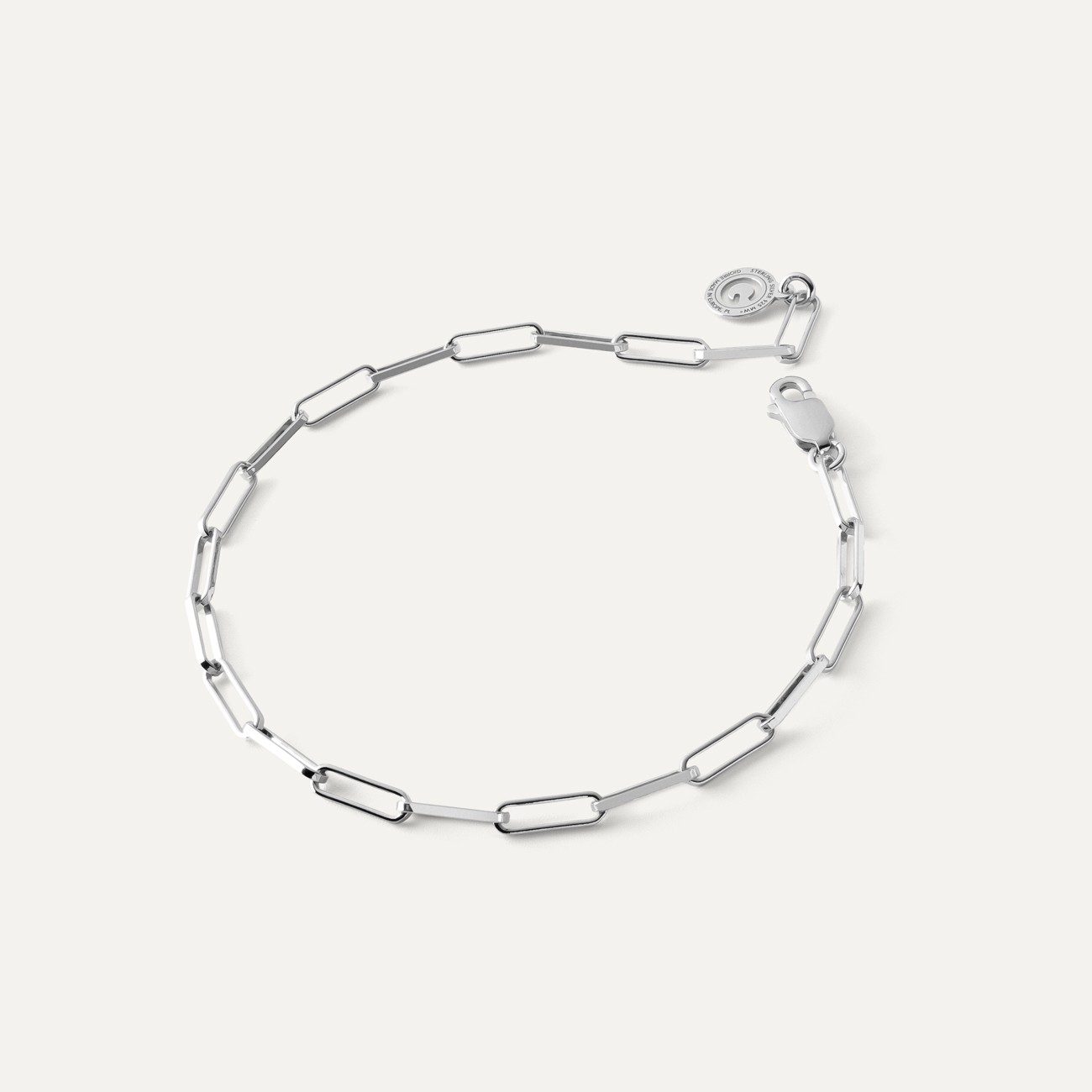 Silver bracelet charms base sterling silver 925