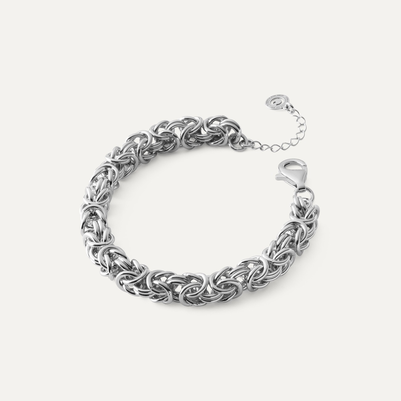 Silver bracelet royal nahd made chain sterling silver 925