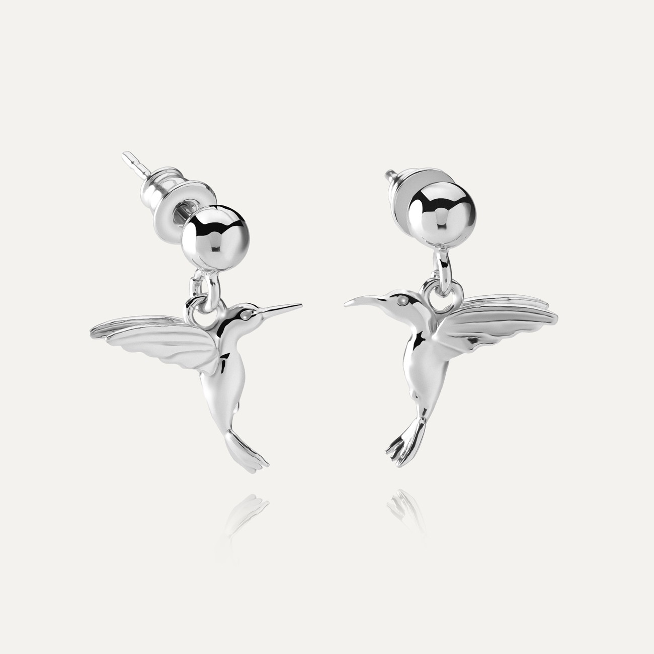 Star drop earrings T°ra'vel'' , silver 925