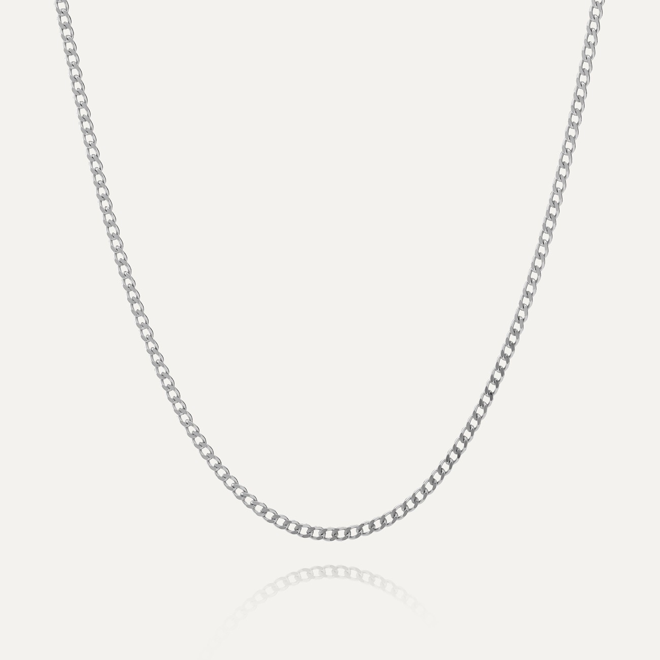 Curb chain sterling silver