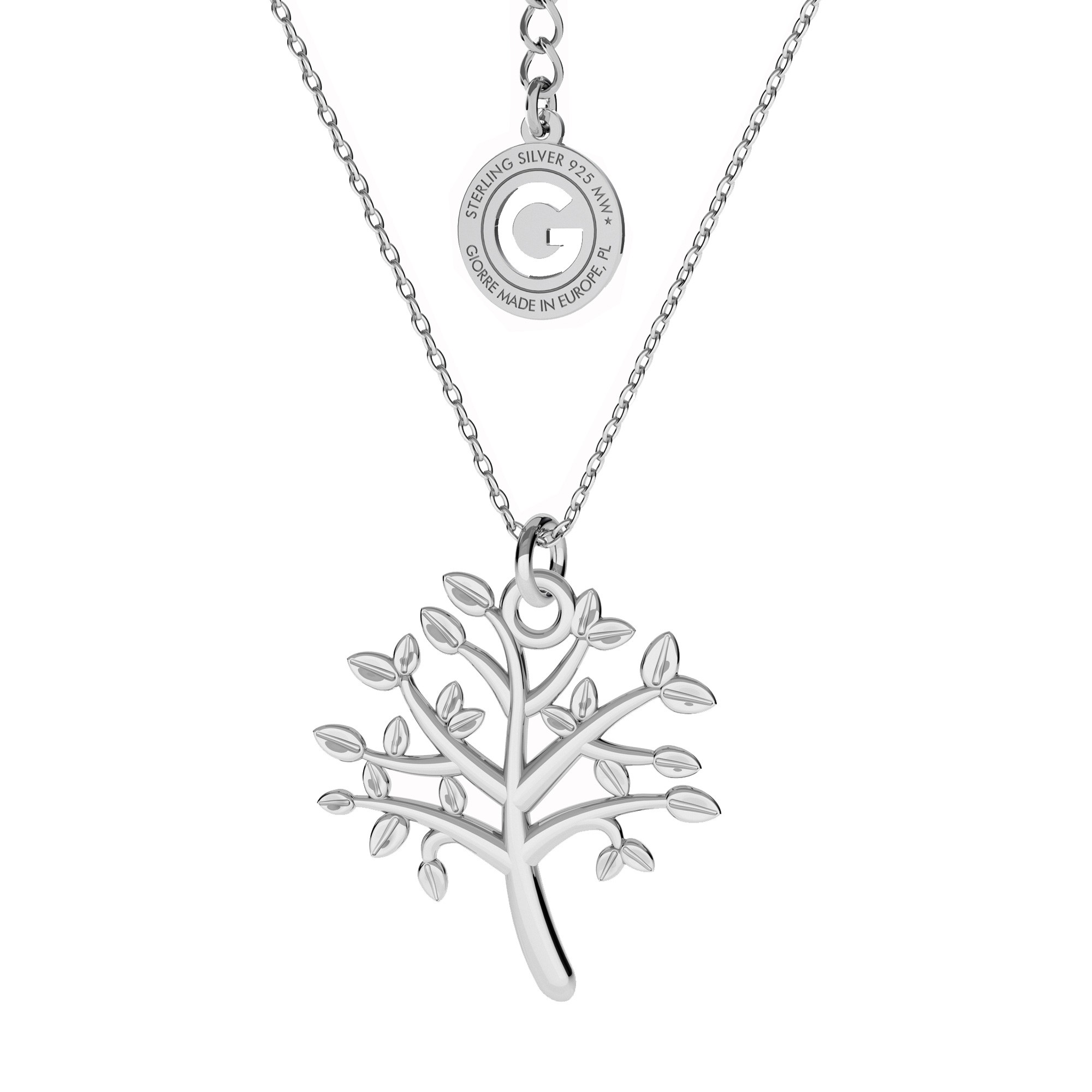 Tree of life necklace sterling silver 925