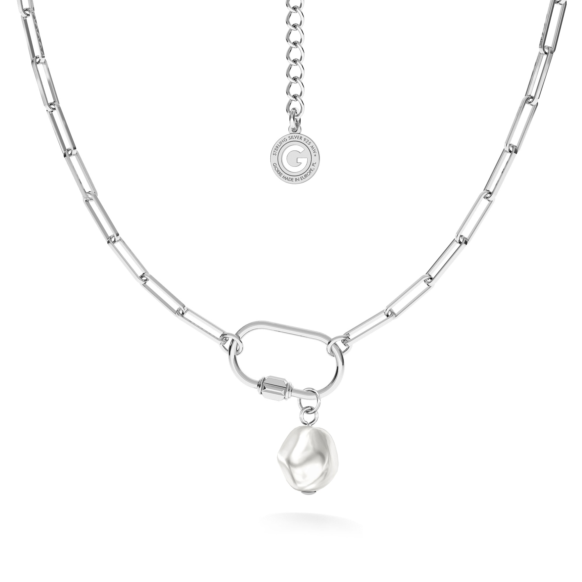 Monstera leaf necklace sterling silver 925