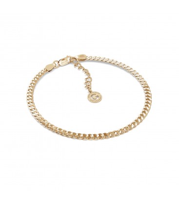 Curd chain bracelet  T°ra'vel'' , Silver 925