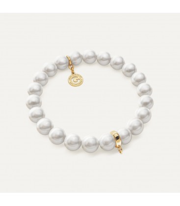 Elastisches armband aus perlen (GAVBARI pearl) für 1 charmse