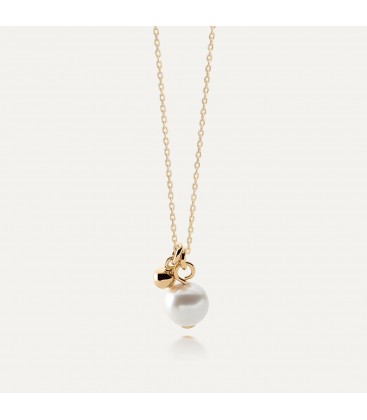 Silver necklace with GAVBARI pearl