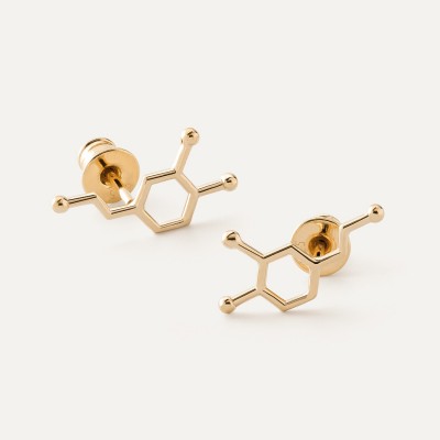 Dopamine earrings, Silver 925