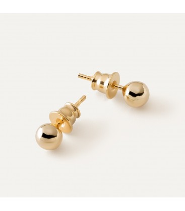 Ball earrings 0,5 cm sterling silver 925