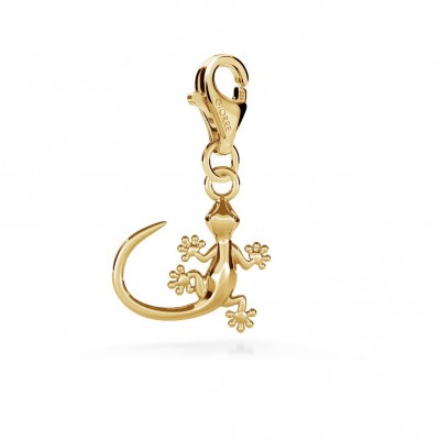 CHARM 21, LIZARD, SILVER 925, RHODIUM OR GOLD PLATED