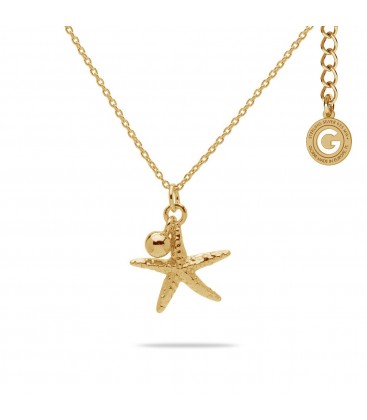 Starfish necklace sterling silver 925