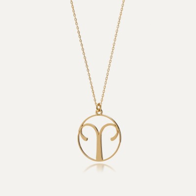 ARIES ZODIAC SIGN NECKLACE SILVER 925