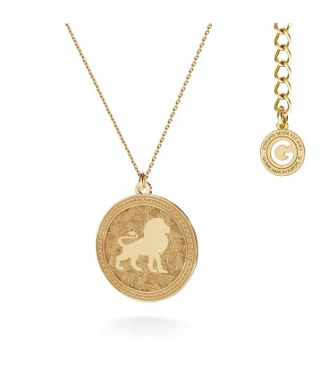 LEO zodiac sign necklace silver 925