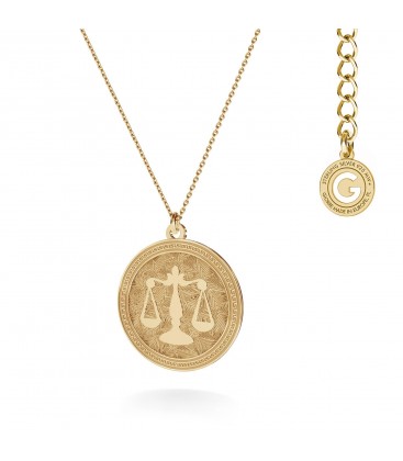 LIBRA zodiac sign necklace silver 925