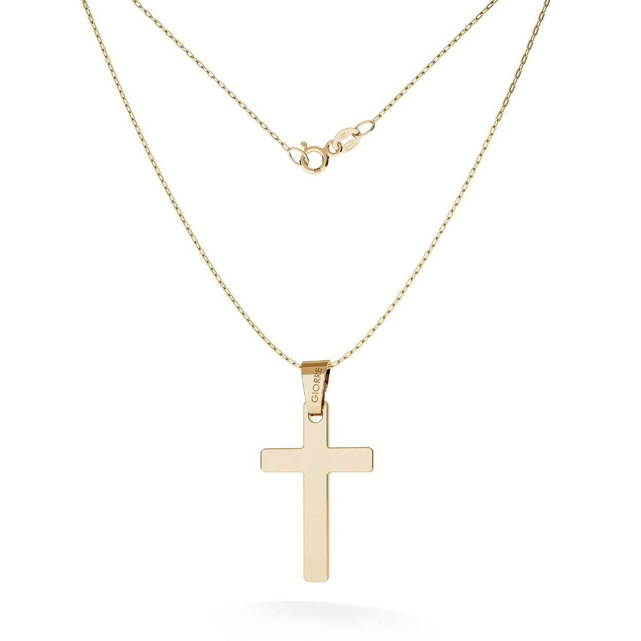 SIMPLY CRUCIFIX WITH CHAIN 585 14K, MODEL 26