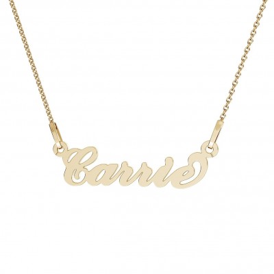 CARRIE STYLE NAME NECKLACE