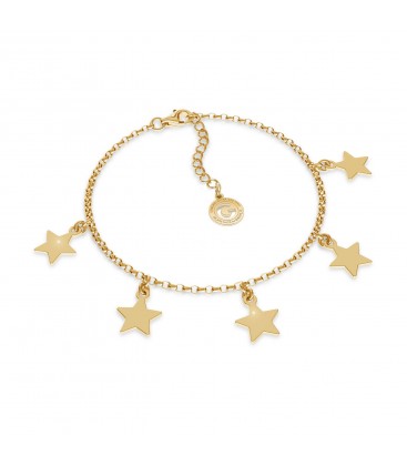 Silver small stars necklace MON DÉFI, silver 925