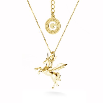 Flamingo necklace silver 925