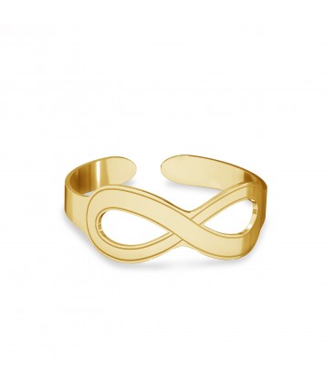 Knuckle ring with infinity sign, sterling silver 925