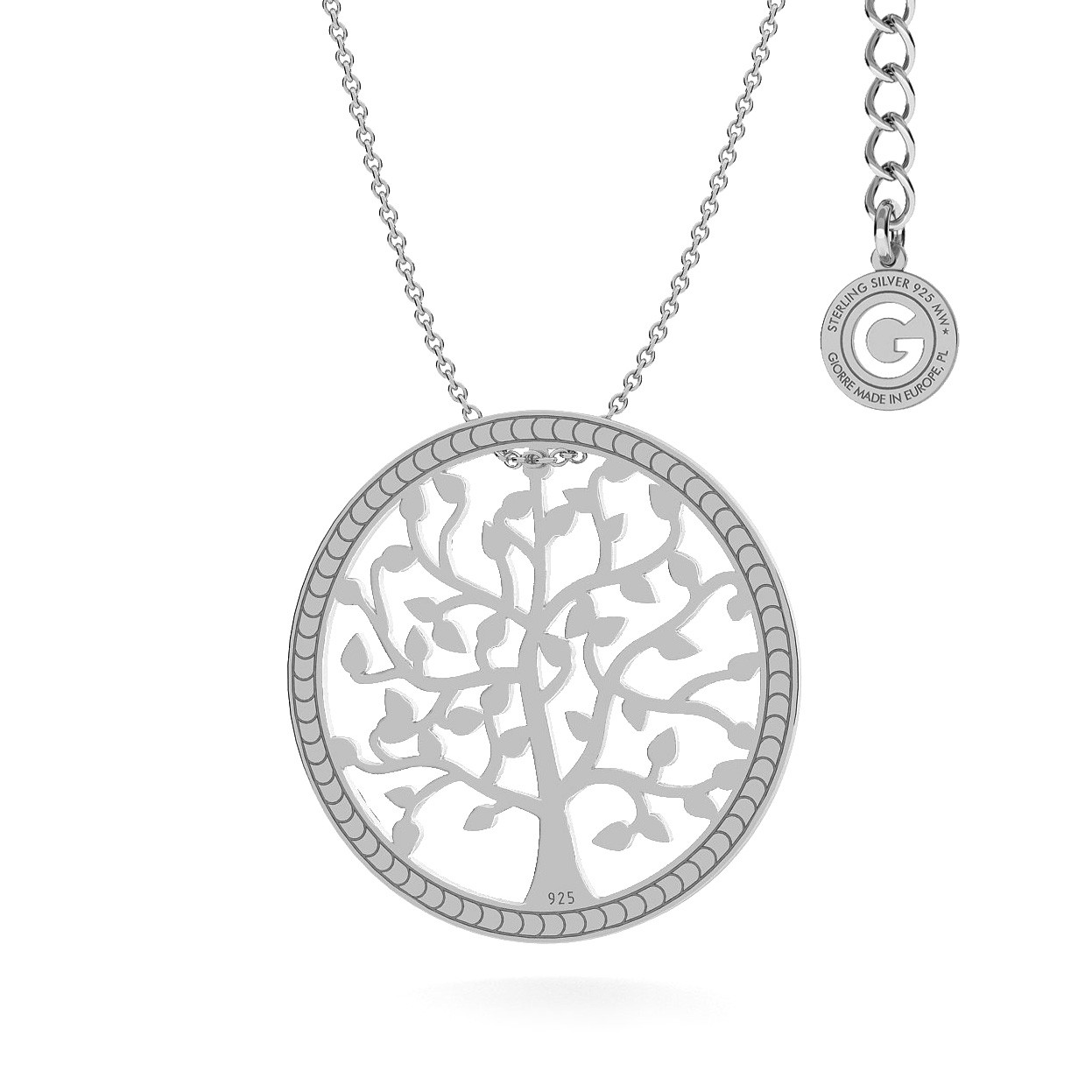 Tree of life necklace sterling silver 925