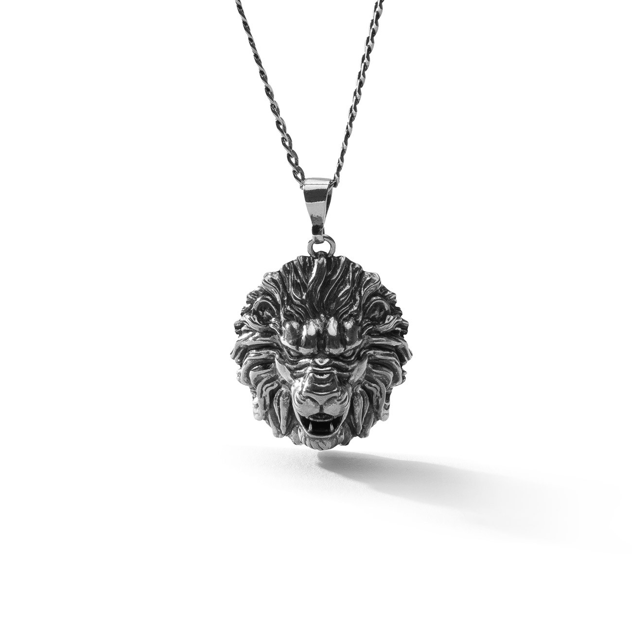 Collar de leon, plata 925