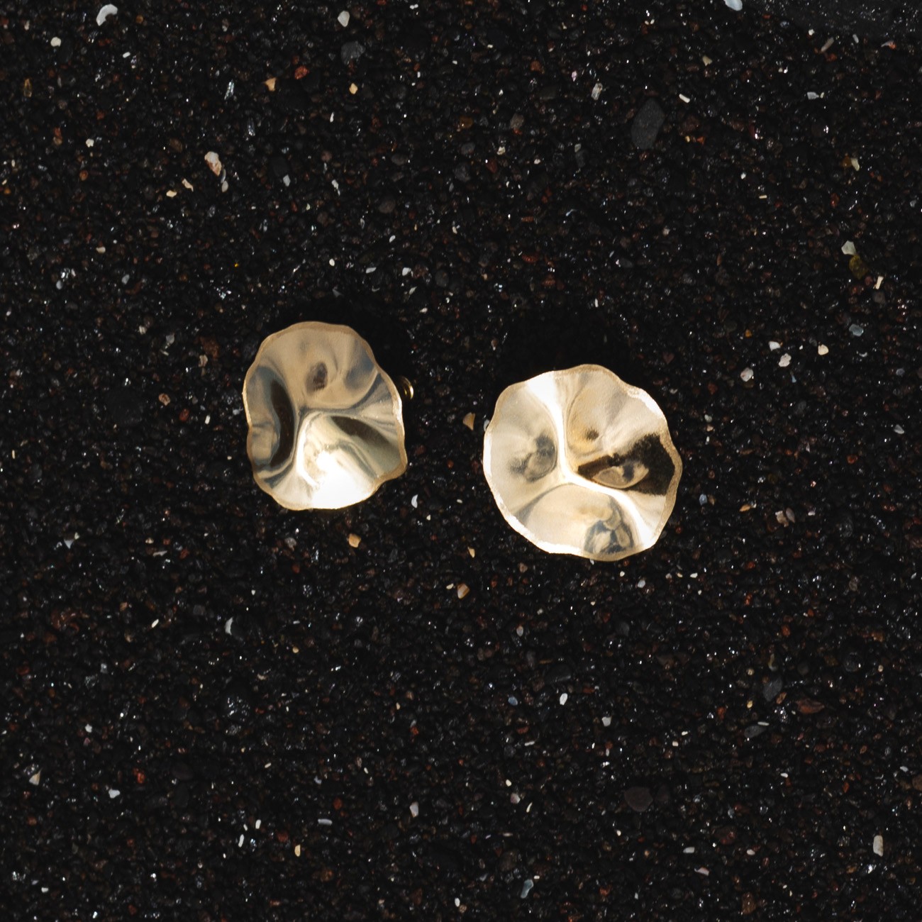 Wavy earrings sterling silver 925