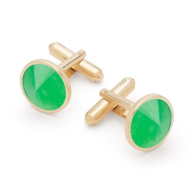 Cufflinks with natural stones, sterling silver 925