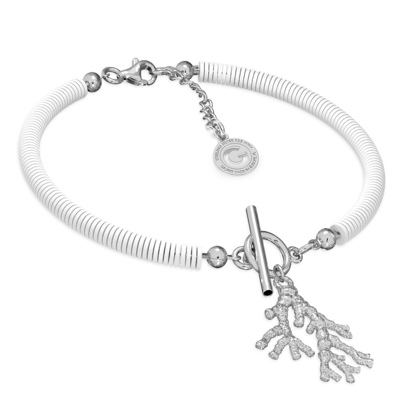 Silver ankle bracelet, Ball chain