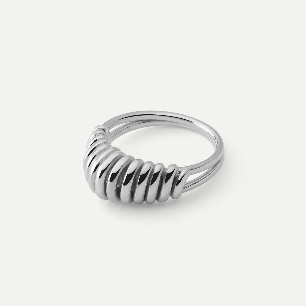 Women's signet ring, sterling silver 925