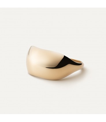 Smooth wide ring - XENIA x GIORRE, silver 925