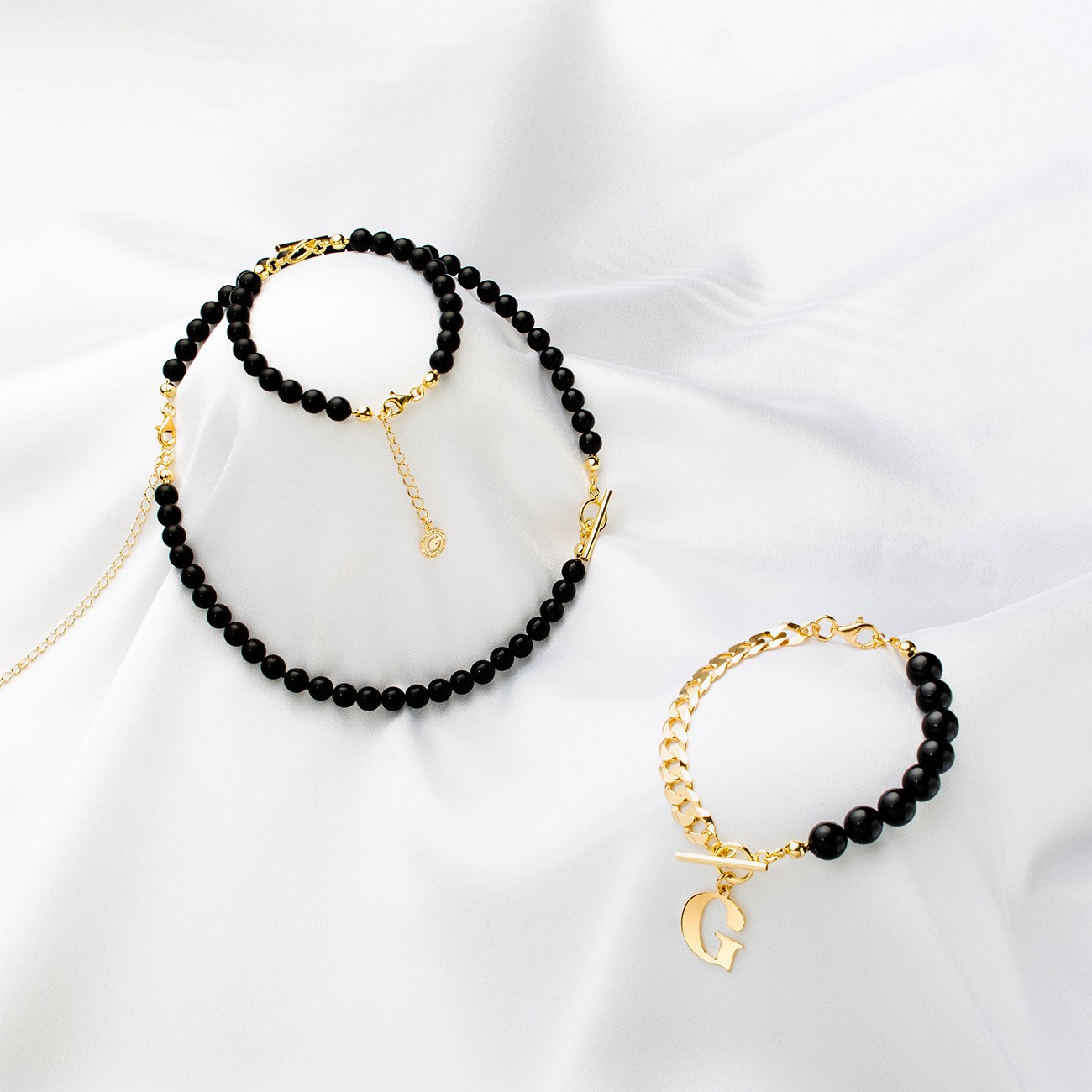 Swarovski pearls bracelet charms base, Silver 925