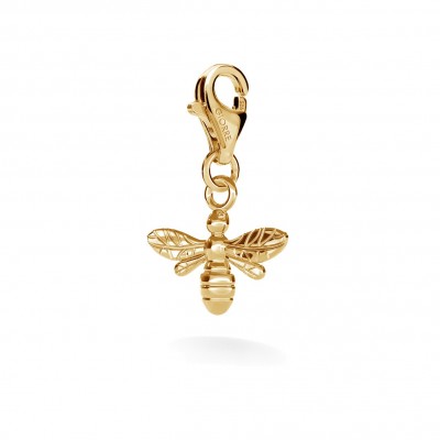 CHARM 15, BEE, SILVER 925, RHODIUM OR GOLD PLATED