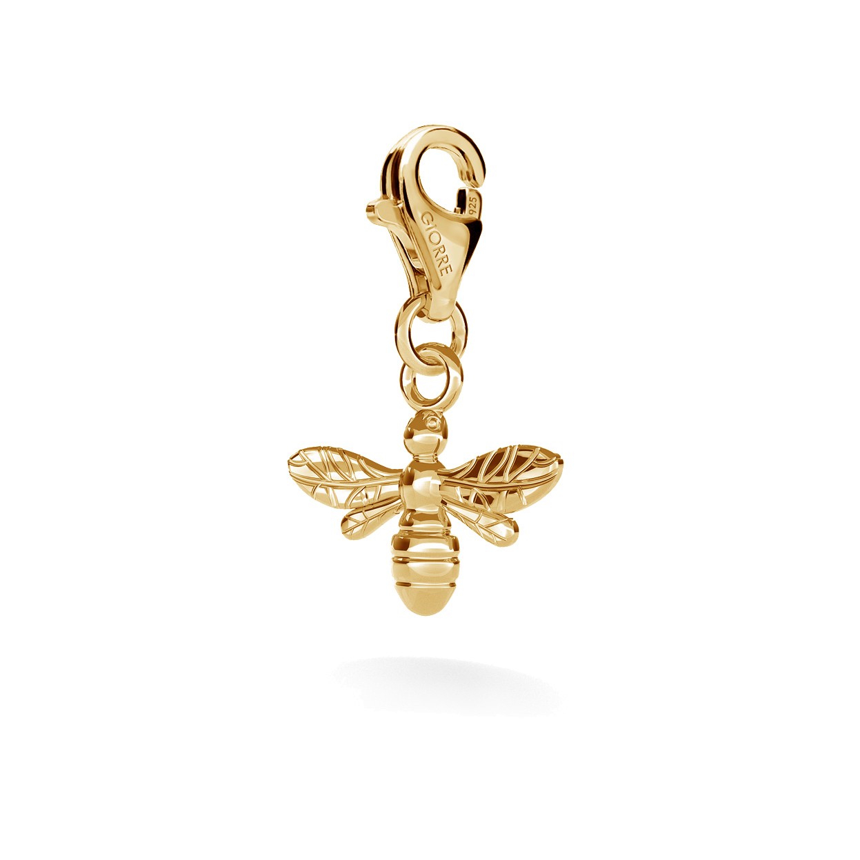 Srebrny charms pszczoła zawieszka beads srebro 925