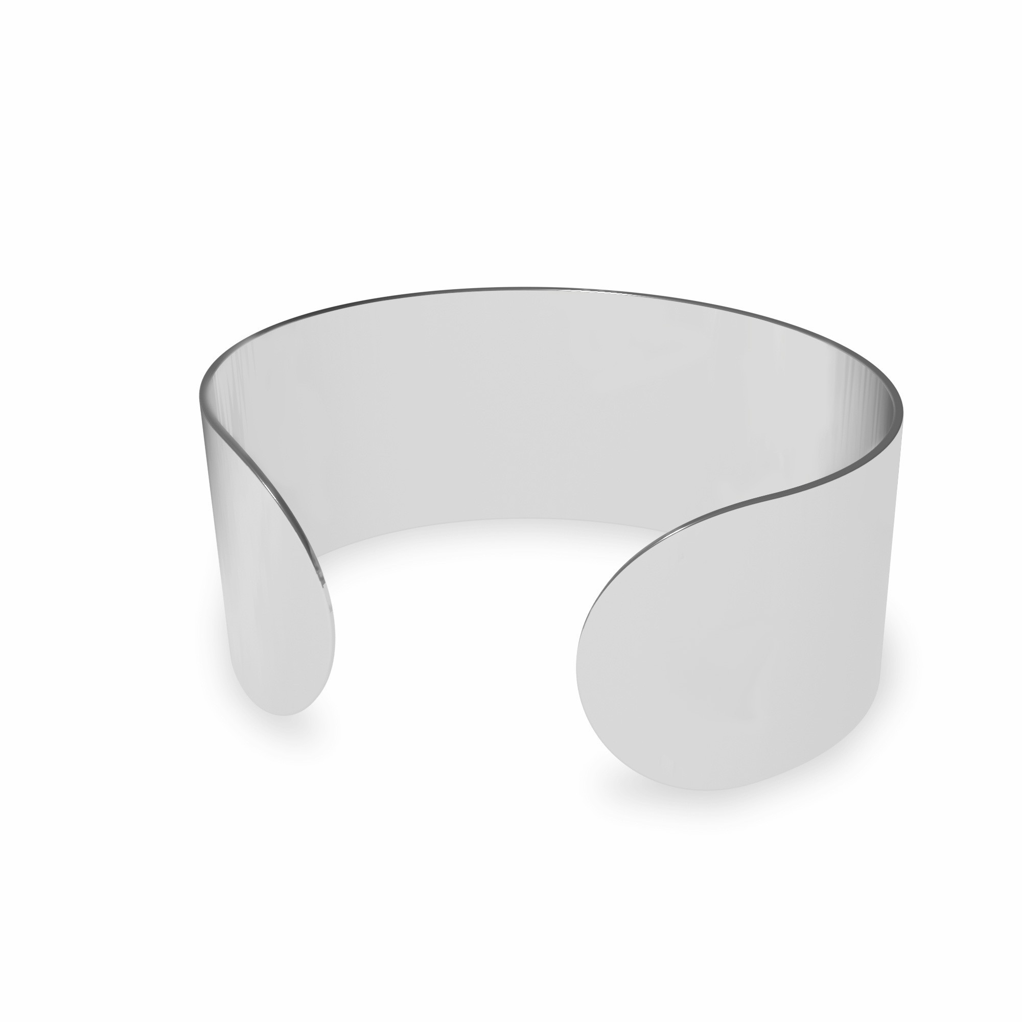 Unisex bangle satin bracelet sterling silver 925