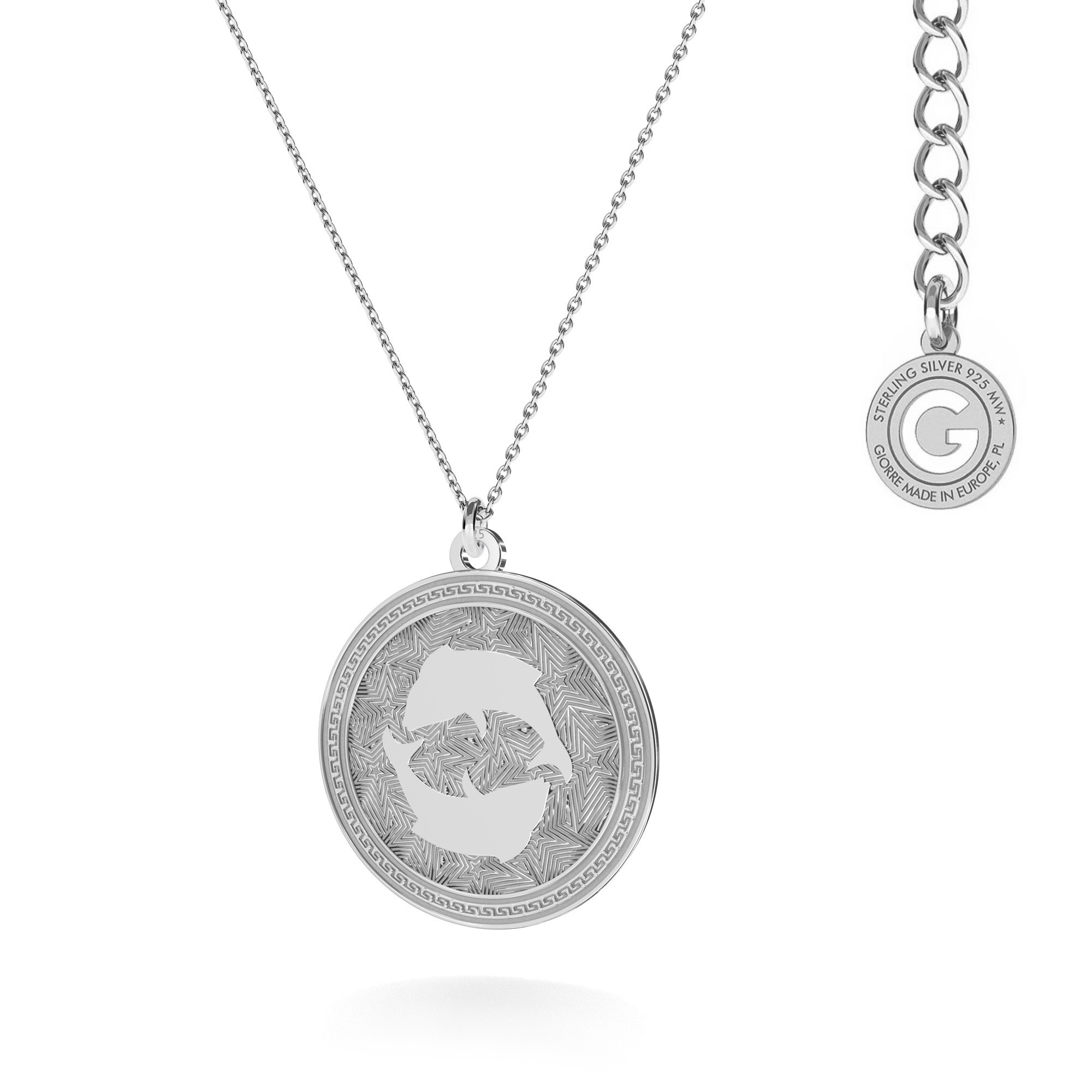 AQUARIUS zodiac sign necklace silver 925